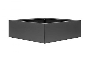 Plantenbak Vlak Antraciet 120x120x40 cm Antraciet