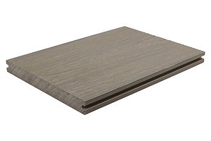 Fiberdeck Premium massief WPC Breed 23x210x4000 mm Light Grey