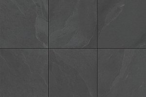 CeraCevela Gomera 60x60x2 cm Antraciet - per 2 st