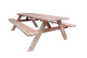W1060859 Picknicktafel Wout Douglas bladmaat 74x240 cm onbehandeld