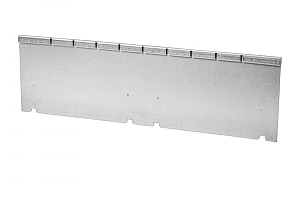Kantopsluiting Single flex 300x10 cm Verzinkt