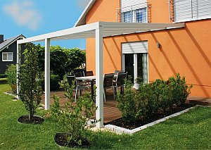 Orangeline aluminium overkapping 300x200 cm - incl. polycarbonaat herder / opaal - prijs vanaf