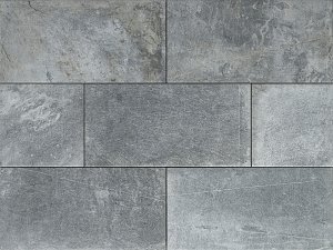 CeraMano Rafiki 40x80x4 cm Grey - per 3 st