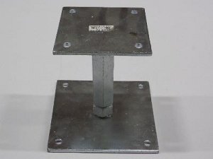 PF-TA Verstelbare paaldrager Type A 120x120x6 mm - verzinkt