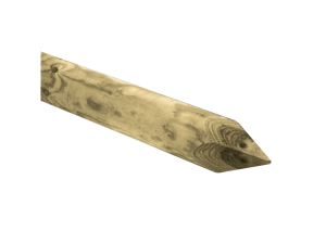 C103198 Vurenhouten ronde paal gepunt Ø 60x400 mm