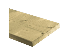 C103037-300 Vurenhouten plank  28x195x3000 mm Uitlopend