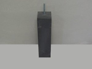 BET-08  Betonpoer 15x15x58 cm zonder facet, zonder verstelbare plaat BET-17, Antraciet