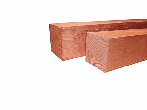 W1022422 Douglas Paal fijnbezaagd 150x150x6000 mm, onbehandeld