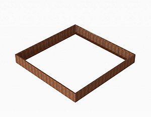 Plantenbak Module+ Corten 360x360x42 cm Corten