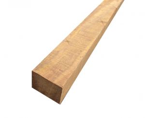 Hardhout Ruw Regel / Balk Azobe 50x100x3000 mm