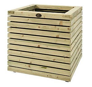 W1063080 Elan bloembak 60x60x60cm geïmpregneerd groen