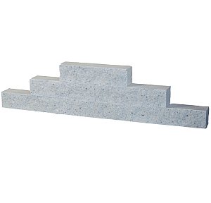 Gebroken Gevelstenen Noors Wit 37,7x9x8,9 cm - per st