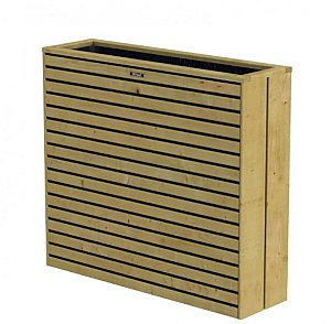 W1063082 Elan terrasbloembak Excellent  30x93x103 cm geïmpregneerd groen