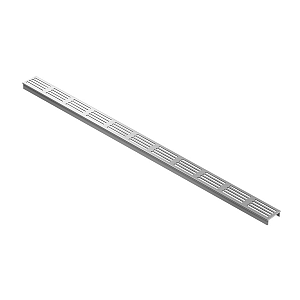 ACO SlimLine rooster voor lijngoot, 100 cm, blank aluminium