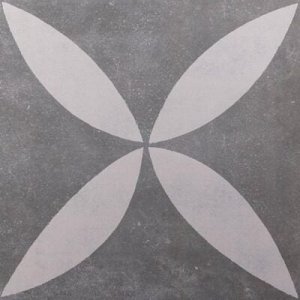 CeraMano 60x60x4 Flower Decor - per 2 st