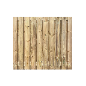 Actiescherm Bram Grenen 180x180 cm 21 planks + betonsysteem