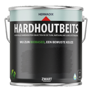 Hardhoutbeits 465 Zwart Transparant 2500 ml