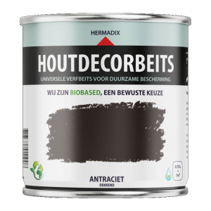 Houtdecor Verfbeits (dekkend) 630 Antraciet, 750 ml
