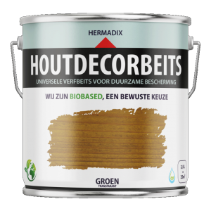 Houtdecor Verfbeits (transparant) 656 Transparant Groen, 2500 ml