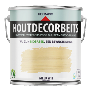 Houtdecor Verfbeits (transparant) 658 Melkwit, 2500 ml