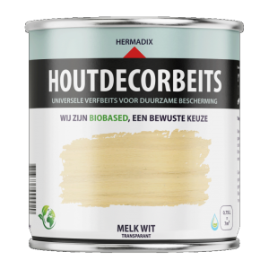 Houtdecor Verfbeits (transparant) 658 Melkwit, 750 ml