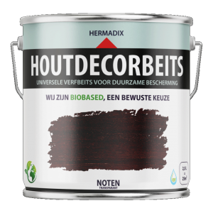 Houtdecor Verfbeits (transparant) 655 Noten, 2500 ml