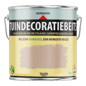Tuindecoratiebeits dekkend 716 Taupe, 2500 ml