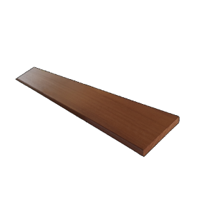 W1050412 ThermoVision Ayous geschaafd plank 18x135x3050 cm thermisch gemodificeerd, pak a 4 stuks