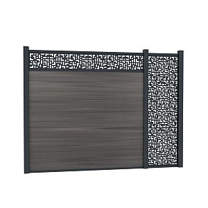 Boston Decopaneel Crios verticaal 2x58x1820 mm RAL7016