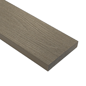 Kantplanken WPC 23x138x3000 mm Fiberdeck Premium Light Grey SE massief
