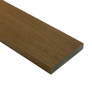 Fiberdeck Premium Kantplank WPC 23x138x3000 mm Teak SE massief