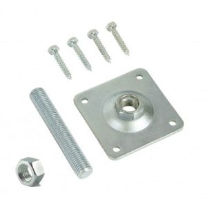 BET-18S Set verstelbare plaat t.b.v. Betonpoer BET-32 10x10x0.5 cm - M20, incl. draadstang en bus