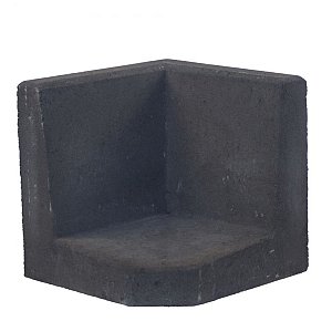 L-hoekelementen 40x40x40 cm zwart - per st