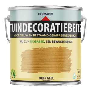 Tuindecoratiebeits transparant 762 Oker Geel, 2500 ml