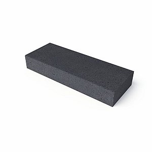 OH Traptrede massief (zonder facet) 37x100x15 cm Antraciet