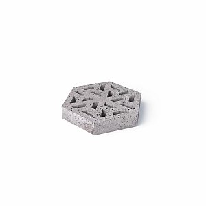 OH Hexagon Open 37.5x37.5x7 cm Grijs