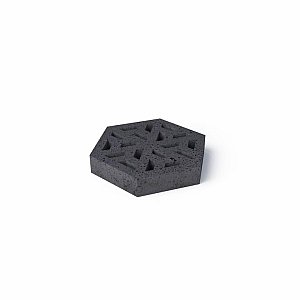 OH Hexagon Open 37.5x37.5x7 cm Antraciet
