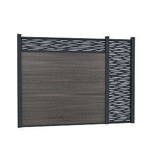 Boston Decopaneel Lamia horizontaal 2x30x1750 mm RAL7016