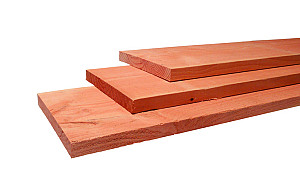 W31422 Douglas plank fijnbezaagd 22x200x5000 mm onbehandeld** +