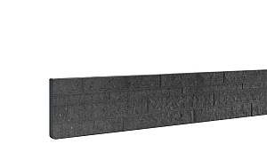 W13265 Betonplaat dubbelzijdig rotsmotief 35x360x1840 mm, antraciet zonder coating (prijs zolang voorraad strekt)**
