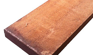 Hardhout Ruw Plank 15x100x4500 mm
