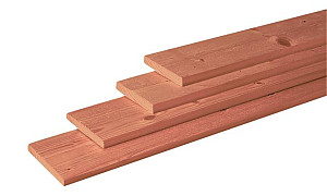W1017052 Douglas geschaafde plank 16x140x1800 mm onbehandeld +