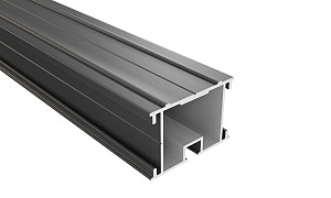 Aluminium regel / montage balk 40x60x4000 mm RAL 9005