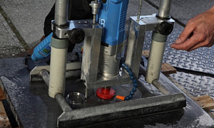 Boren t.b.v. inbouwspots