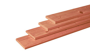 W1021676 Douglas geschaafde plank 16x140x3000 mm onbehandeld +