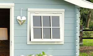Garden shed windows and doors