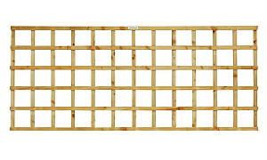 W1063095 Vuren Trellis scherm De Luxe 90x180 cm**