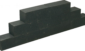 Lineablock 15x15x45 cm Black