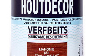 Houtdecor Verfbeits (transparant) 654 Mahonie, 750 ml