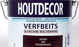 Houtdecor Verfbeits (transparant) 655 Noten, 2500 ml